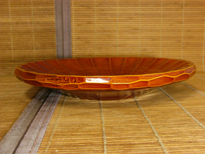 飛騨春慶塗　菓子皿（大）2