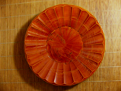 飛騨春慶塗　菓子皿（大）4