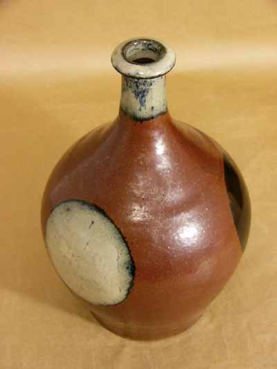 丹波立杭焼　陶芳作　花瓶