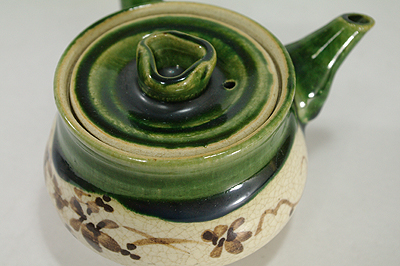 織部鉄絵土瓶茶器揃い ＜ 和食器 和陶器の店 器楽庵