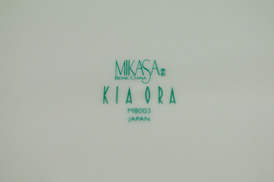 ミカサ　KIA ORA　30�pサービスプレート