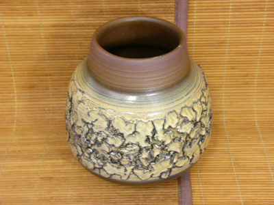 中島翁介　釉彩花瓶2